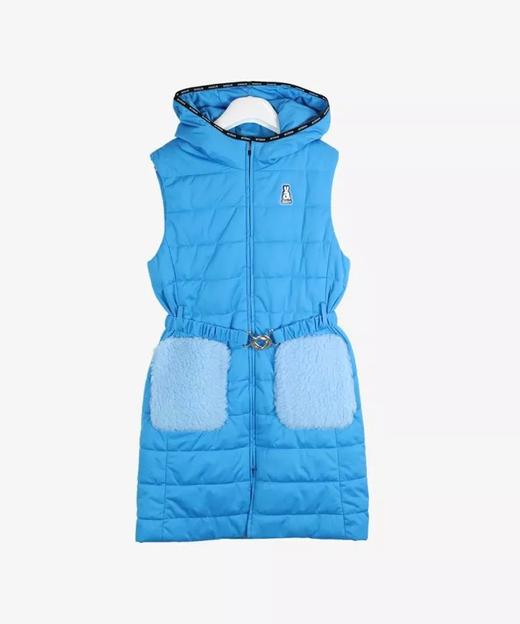 ARCHIVIO女士高尔夫长款马甲背心连帽全拉链防风防水保暖抗静电显瘦外套 商品图8