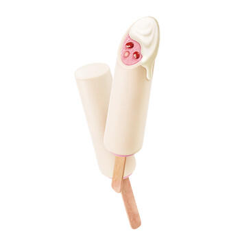 明治meiji炼乳红豆雪糕 64g*6支 彩盒装 /水饮冲调 /冰淇淋 /棒支冰淇淋 商品图7