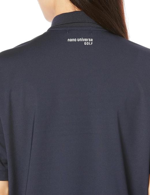 【nano universe GOLF】女士高尔夫 经典Polo衫短袖T恤 夏季宽松 翻领 简约字母印花 商品图12