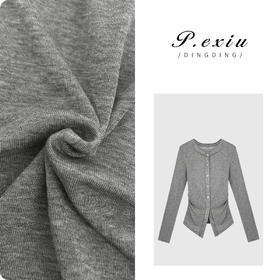 04-1潘依绣丁丁宠粉【浪漫少女】天丝-羊毛设计感圆领长袖T恤 W-61755