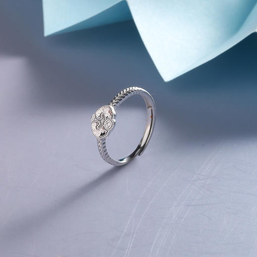 【宏艺珠宝】如意顺意·银s925戒指 商品图0