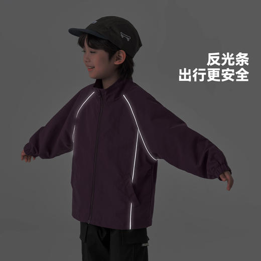 【件件底价，童装双倍积分】多多家男童立领外套春秋2026新款春装儿童中大童洋气宽松休闲上衣11334 商品图2