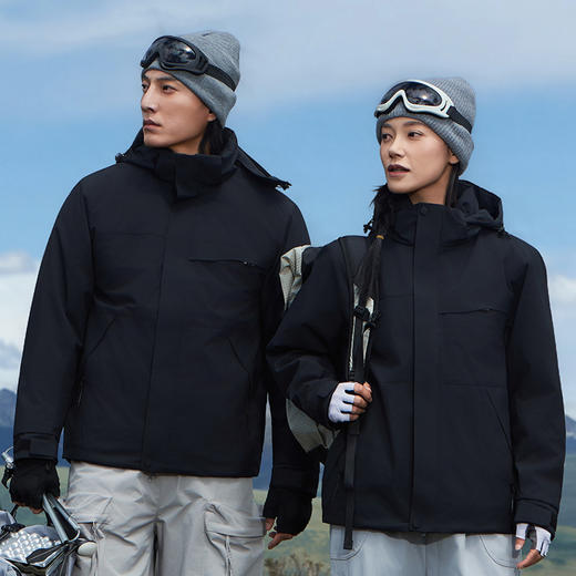 专柜同款·羊毛棉外套 石墨烯蓄热·三防耐磨·立体剪裁 男女同款7色可选【黑色2XL预售30天】 商品图2