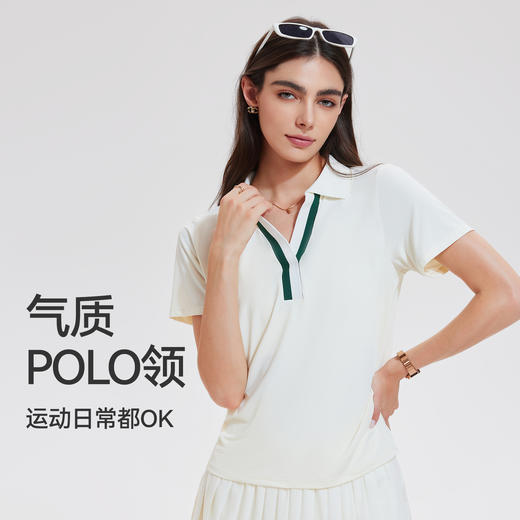 【v领POLO衫】科里芙网球训练服透气速干网球服羽毛球服 商品图3