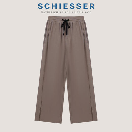 【醋酸砂洗罗纹系列】舒雅女士敞脚口长裤 ，65%再生纤维素纤维35%聚酯纤维  200G  31/27194P 商品图8