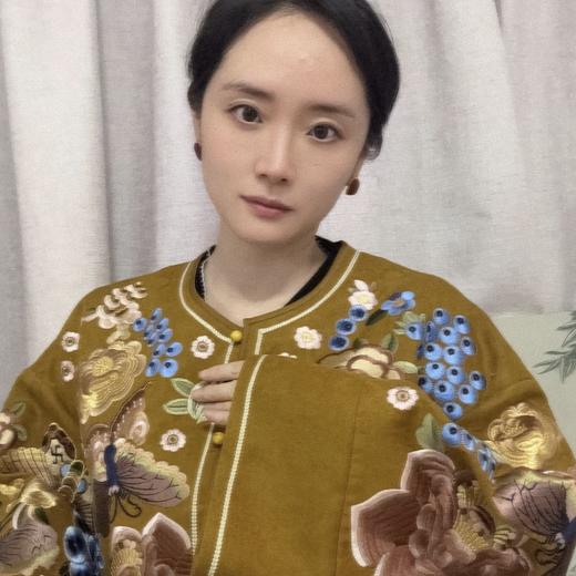 【咕咕同款】NANSONGSILK/NS新中式【绣蝶繁花】新款百万针非遗苗绣香云纱上衣重工外套M1D536084Y南宋 商品图2