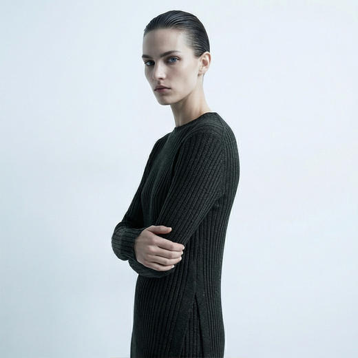 【咕咕同款】PALUOPO/PL半高领女裙(不配腰带)ET255117R/约重425g帕罗 商品图8