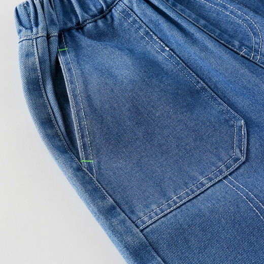 棉花堂春款户外潮趣风格线牛仔童装裤- FD61108 商品图9