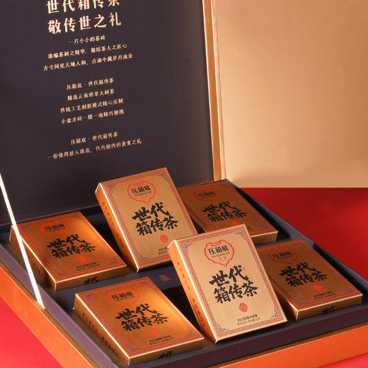 压箱底世代箱传茶  2025班章大树茶 普洱生茶 品鉴版礼盒  300克/50克*6片/盒 商品图1
