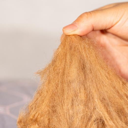 手工驼绒被（子母被）丨阿拉善细质驼绒，纯手工缝制，具有很强的吸潮性、防风性、透气性，子母被可拆卸，春秋冬都可盖⭐️顺丰快递 商品图3