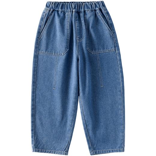 棉花堂春款户外潮趣风格线牛仔童装裤- FD61108 商品图12