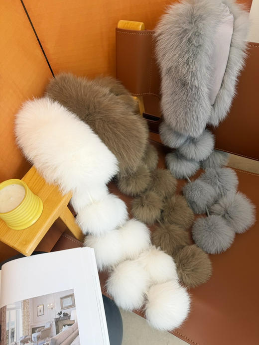 2602101     狐狸🦊毛围巾 氛围感围巾 商品图8