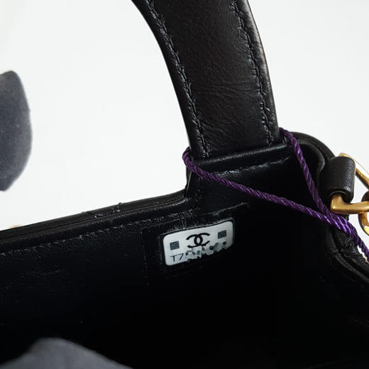 【98新】CHANEL香奈儿AP3435 B15566 94305黑金牛皮mini nano kelly链条单肩包女士310126AK02 商品图8