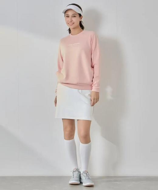 Jun & Rope  女士 秋季高尔夫 光滑弹力纸板针织圆领长袖卫衣 字母印花 商品图9