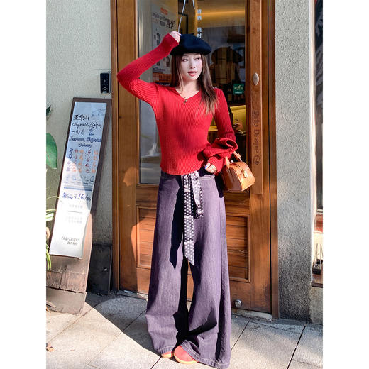 <曾小咸推荐>2.20现货秒杀 ！微信超特价！韩系斗篷披肩针织衫两件套 日常219.99 立减130 秒杀89.99！！ 商品图4