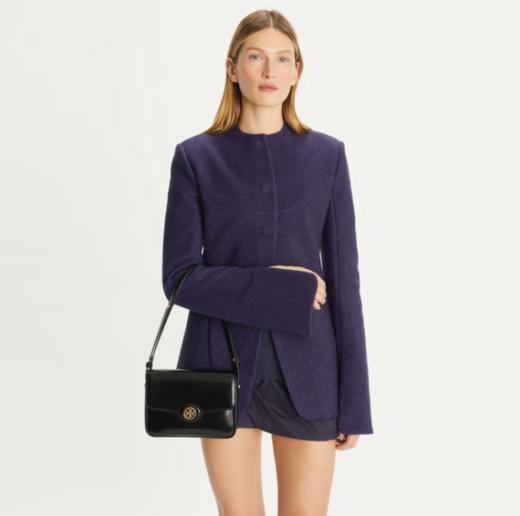 【明星同款】Tory Burch汤丽柏琦ROBINSON豆腐包斜挎包 -w 香港直邮+礼盒礼袋  清关约7个工作日 商品图8