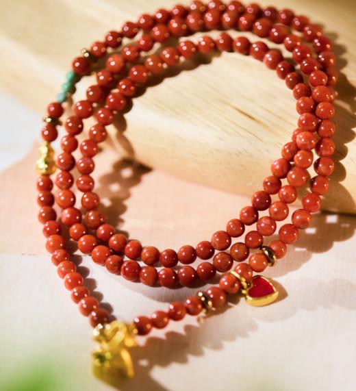 明孝陵博物馆×杨大钊马年柿红南红手串/项链，美若柿子红透时，衬美人肌肤如雪，气质高贵【72小时发货】（2.13-19停运） 商品图0