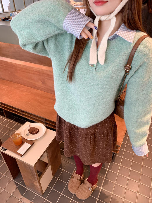 <曾小咸推荐> 2.18 现货秒杀 ！微信超特价！衬衫拼接毛衣 日常229.99 立减130 秒杀99.99！！ 商品图7