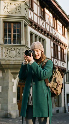 HN 宽袖立裁摆简约双面工艺腰带中长款大衣