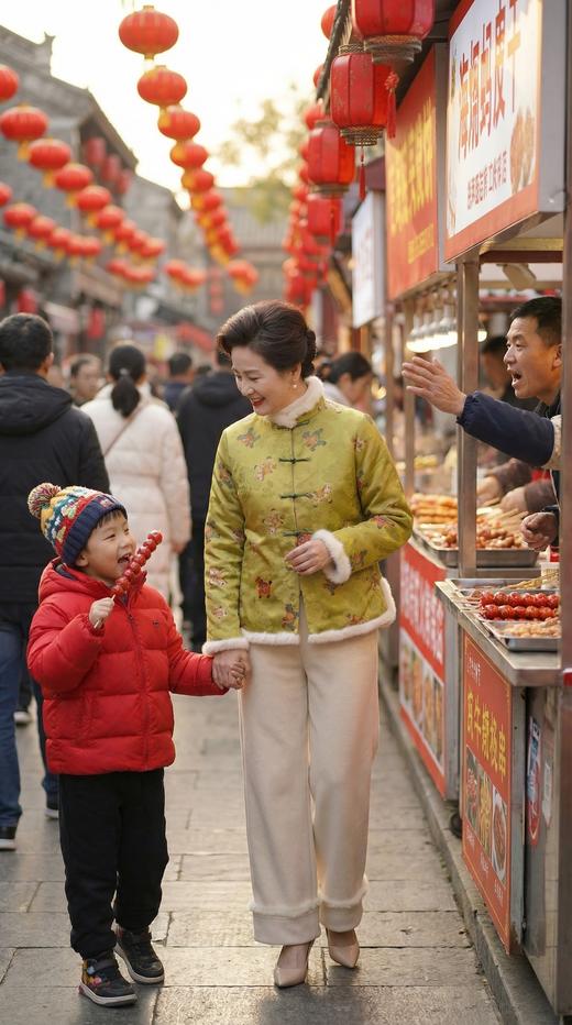 对门襟中式领加水貂毛夹棉外套 商品图1