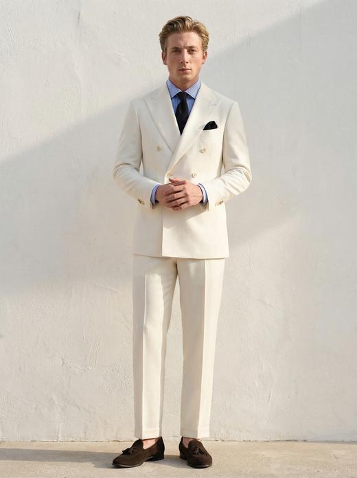 「60款可选」VBC Perennial Super 110’s 澳洲美丽诺羊毛全麻衬西装套装 商品图4