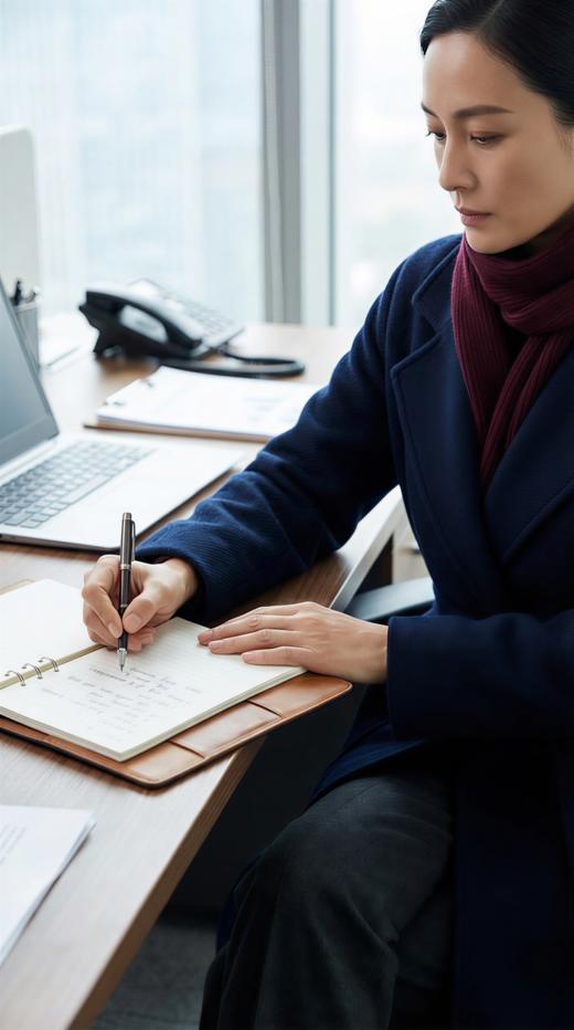 加内门襟珠边精致工艺双面手工腰带长款大衣 商品图5