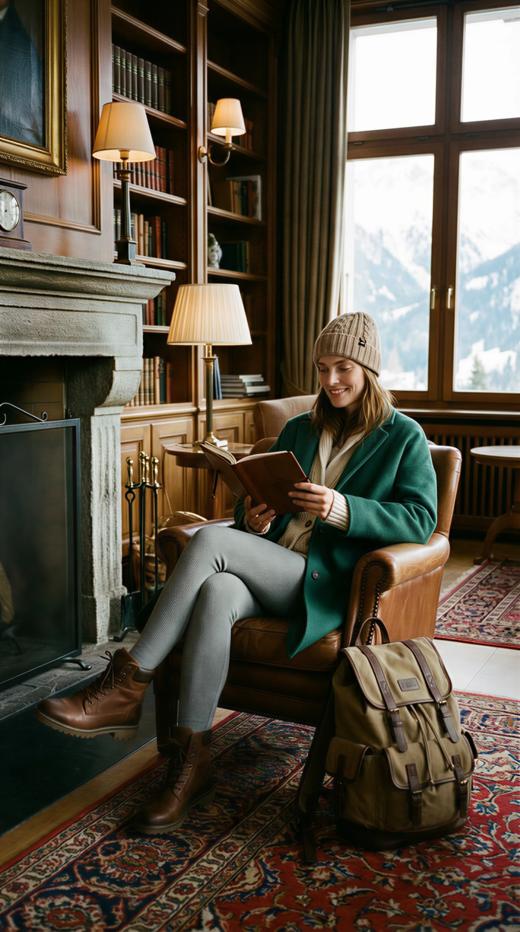 HN 宽袖立裁摆简约双面工艺腰带中长款大衣 商品图4