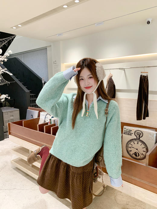 <曾小咸推荐> 2.18 现货秒杀 ！微信超特价！衬衫拼接毛衣 日常229.99 立减130 秒杀99.99！！ 商品图13