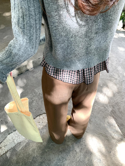 <曾小咸推荐> 2.19 现货秒杀 ！微信超特价！小猫刺绣假两件针织衫 日常199.99 立减110 秒杀89.99！！ 商品图7