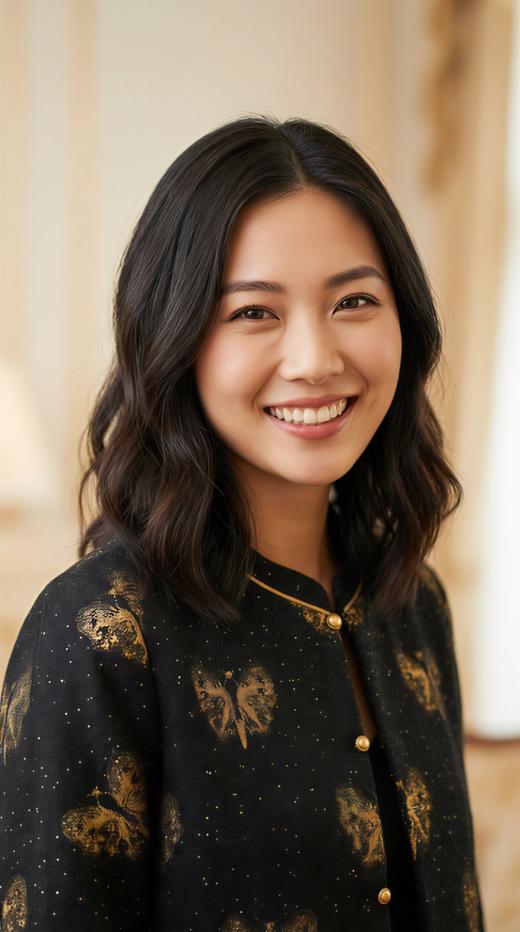 SJ同款花瓣领包夹棉轻国风外套 商品图2