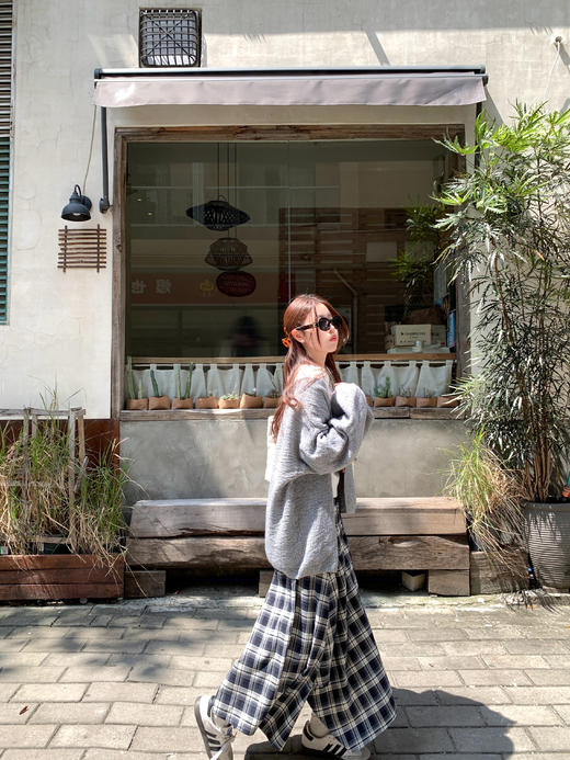 <曾小咸推荐> 2.18 现货秒杀 ！微信超特价！韩系灯笼袖针织开衫 日常169.99 立减80 秒杀89.99！！ 商品图9