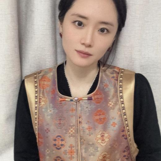 【咕咕同款】NANSONGSILK/NS新中式桑蚕丝圆领盘扣新中式国风马甲上衣M1D539739X南宋 商品图9