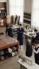 HL 袖口翻折简约双面手工大衣（附腰带） 商品缩略图6