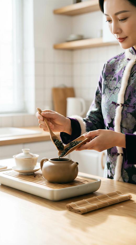 HN 新中式轻奢袖撞色夹棉水貂毛外套 商品图1