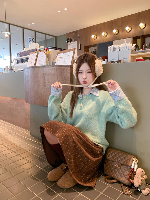 <曾小咸推荐> 2.18 现货秒杀 ！微信超特价！衬衫拼接毛衣 日常229.99 立减130 秒杀99.99！！ 商品图14