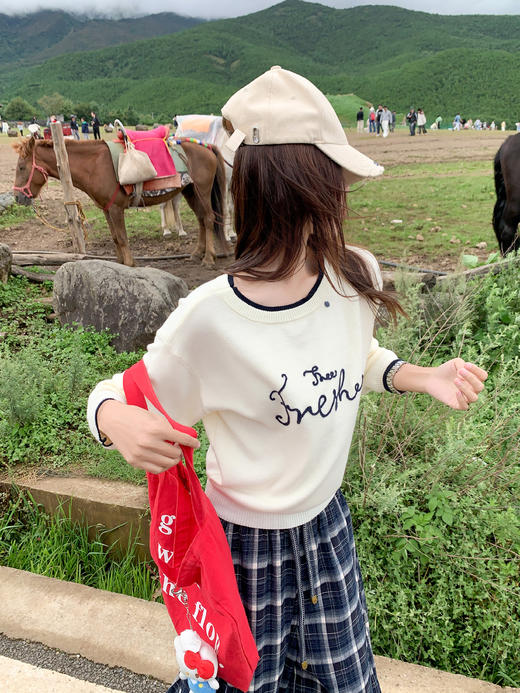 <曾小咸推荐> 2.18 现货秒杀 ！微信超特价！韩系撞色针织衫 日常179.99 立减90 秒杀89.99！！ 商品图9