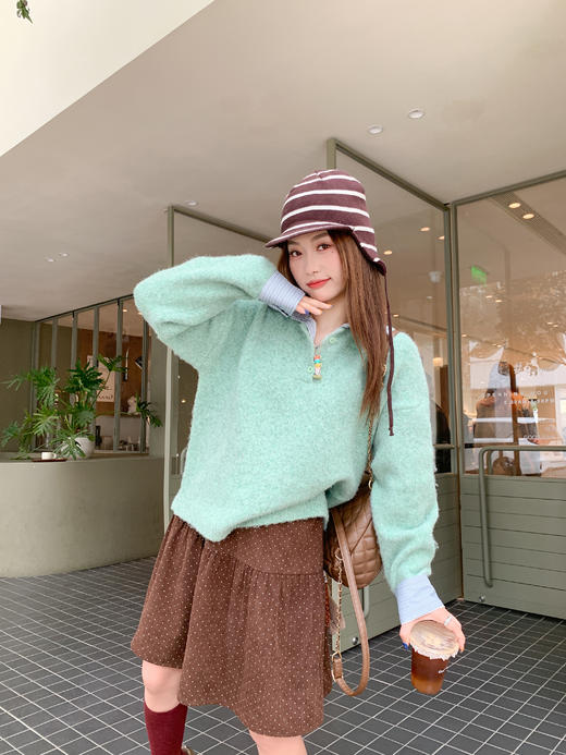 <曾小咸推荐> 2.18 现货秒杀 ！微信超特价！衬衫拼接毛衣 日常229.99 立减130 秒杀99.99！！ 商品图11