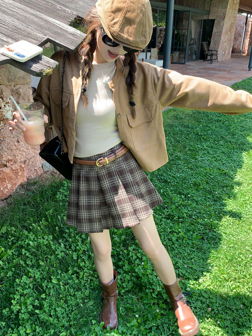 <曾小咸推荐>2.17现货秒杀 ！微信超特价！复古麂皮夹克外套 日常229.99 立减110 秒杀119.99！！ 商品图5