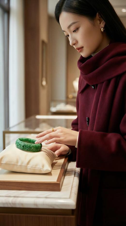 HN 百搭牛角扣休闲翻领双面手工大衣 商品图5