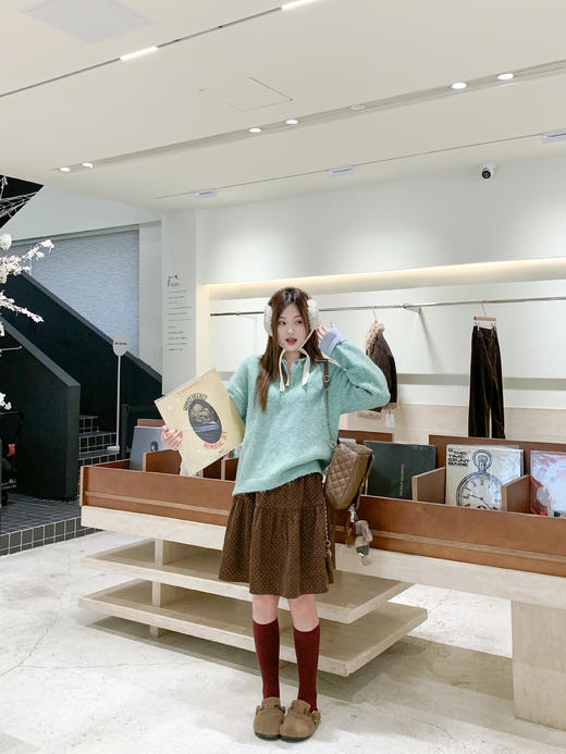 <曾小咸推荐> 2.18 现货秒杀 ！微信超特价！衬衫拼接毛衣 日常229.99 立减130 秒杀99.99！！ 商品图5