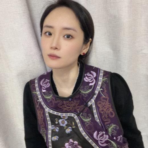 【咕咕同款】NANSONGSILK/NS新中式新款桑蚕丝国风圆领盘扣新中式重工刺绣马甲M1D536081Y南宋 商品图1