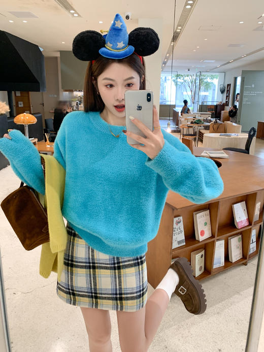 <曾小咸推荐> 2.19 现货秒杀 ！微信超特价！韩系纯色毛衣（送包包）日常229.99 立减140 秒杀89.99！！ 商品图5