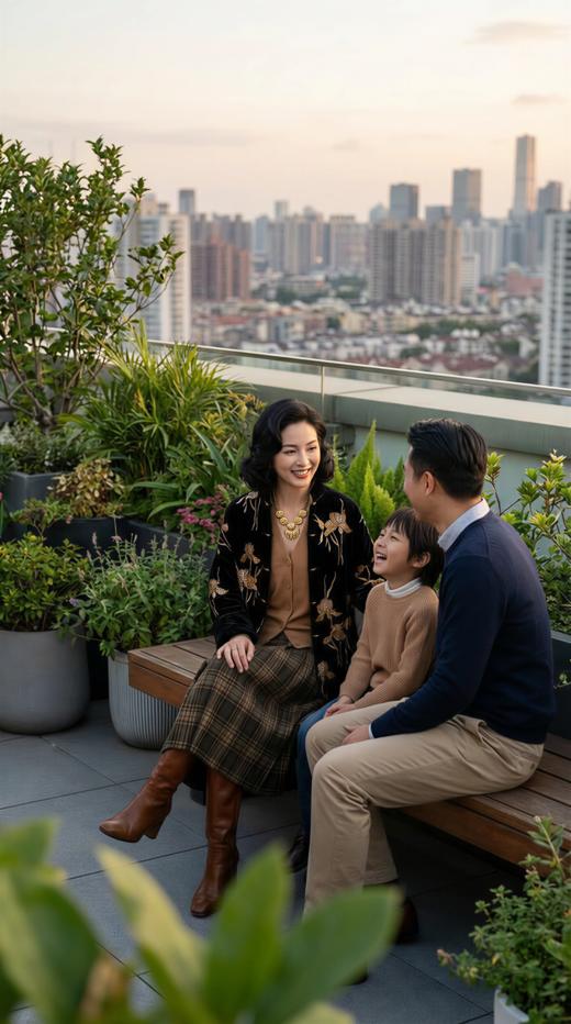 HN 新国风袖口撞色夹羊驼绒棉衣 商品图5