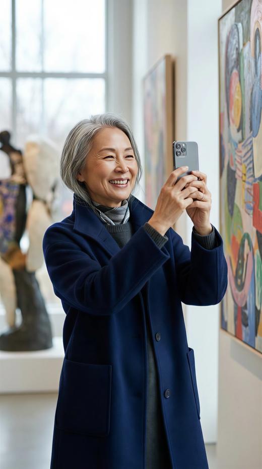 AN 慵懒复古翻领围巾款斗篷双面手工大衣 商品图3