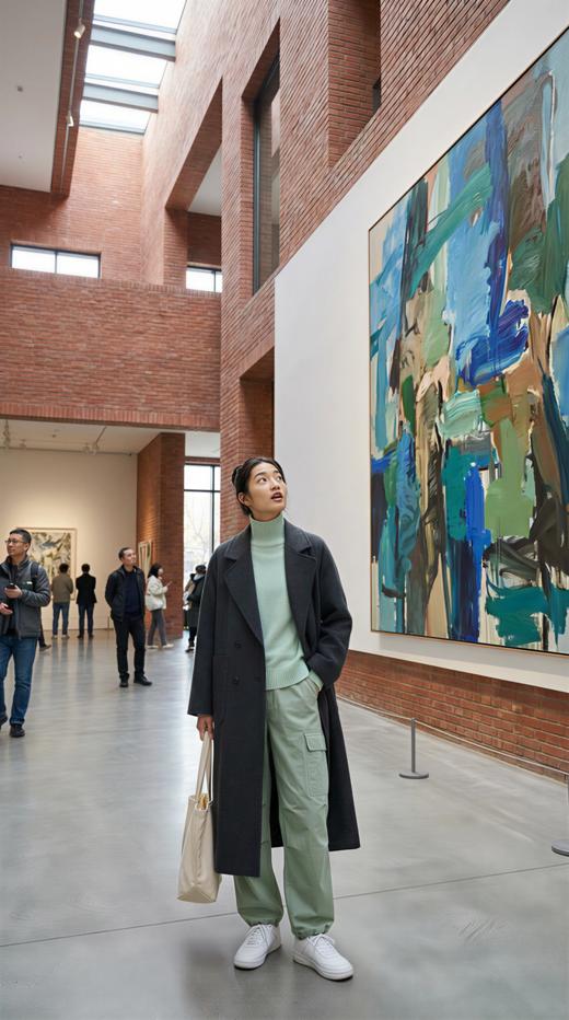 西服领简约版型双面手工大衣 商品图3