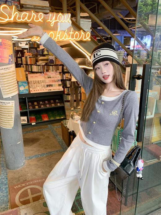 <曾小咸推荐> 2.19 现货秒杀 ！微信超特价！绣花撞色假两件长袖 日常139.99 立减70 秒杀69.99！！ 商品图10