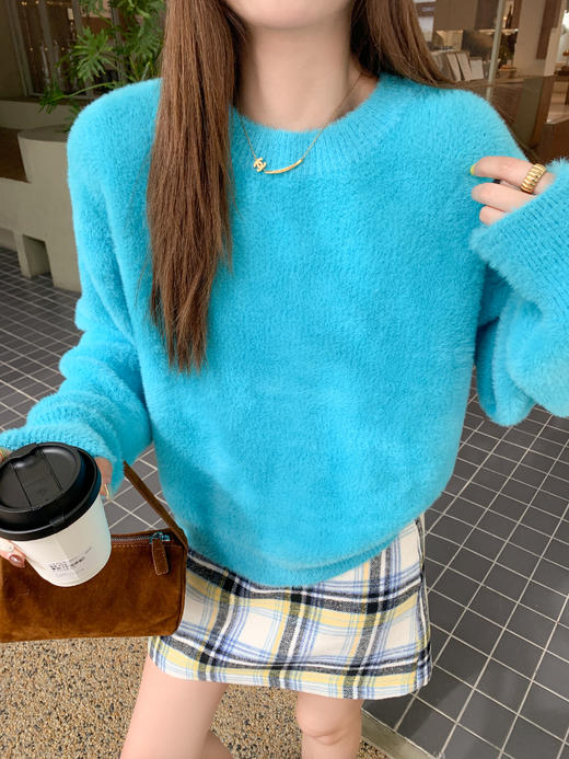 <曾小咸推荐> 2.19 现货秒杀 ！微信超特价！韩系纯色毛衣（送包包）日常229.99 立减140 秒杀89.99！！ 商品图9