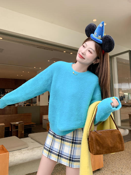 <曾小咸推荐> 2.19 现货秒杀 ！微信超特价！韩系纯色毛衣（送包包）日常229.99 立减140 秒杀89.99！！ 商品图12