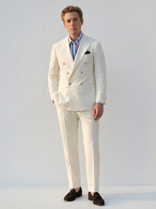 「60款可选」VBC Perennial Super 110’s 澳洲美丽诺羊毛全麻衬西装套装 商品图3