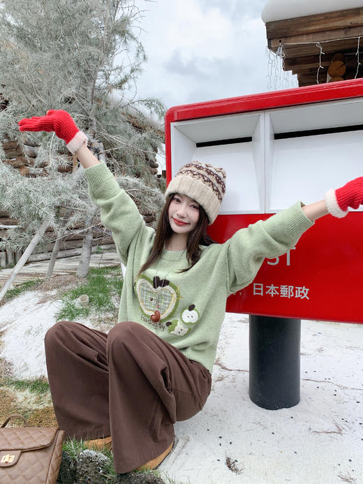 <曾小咸推荐>2.19 现货秒杀 ！微信超特价！韩系苹果提花毛衣 日常189.99 立减100 秒杀89.99！！ 商品图10